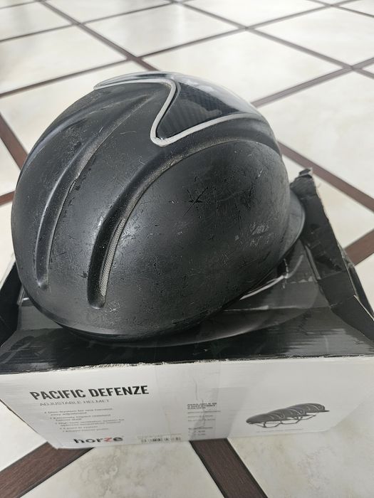 Kask do jazdy konnej horze pacific Defenze czarny  xs/s JUNIOR