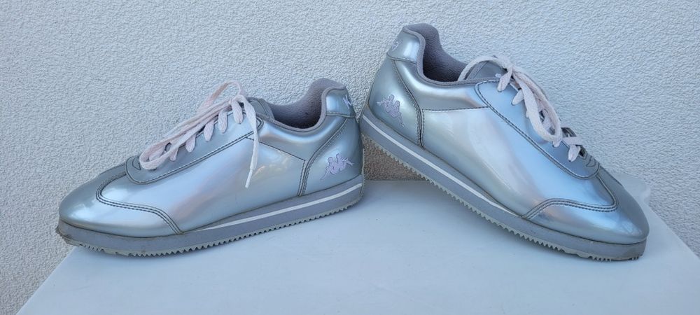 Srebrne sneakersy Kappa rozmiar 41