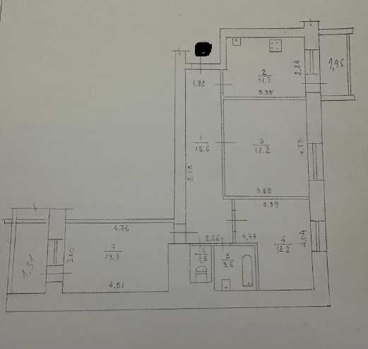 Продам Трикімнатну Квартиру , після Ремонту