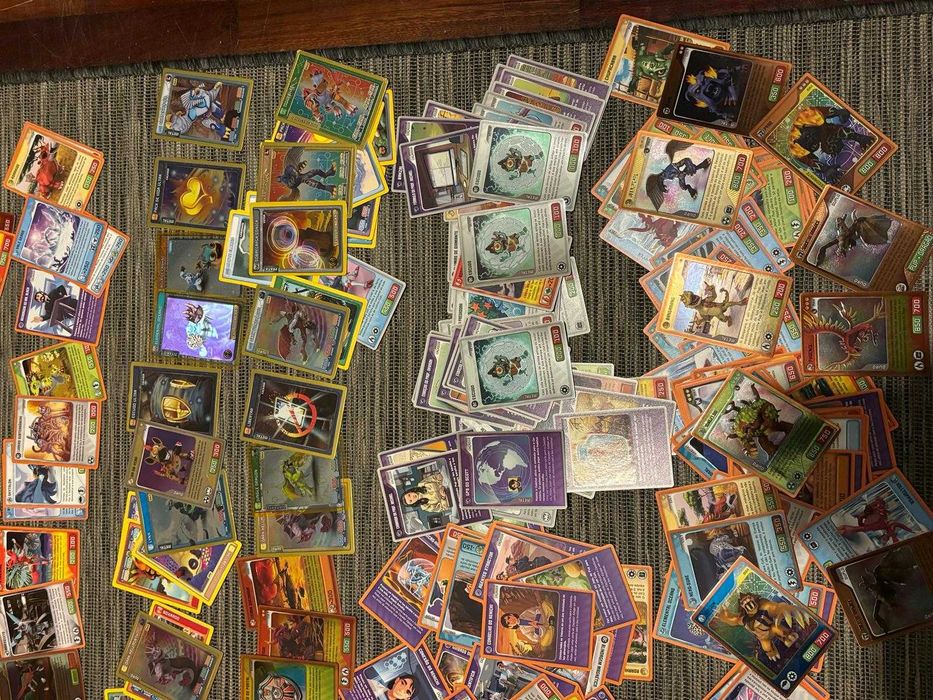 5 packs de cartas invizimals