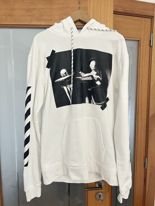Hoodie Off-White com estampa gráfica