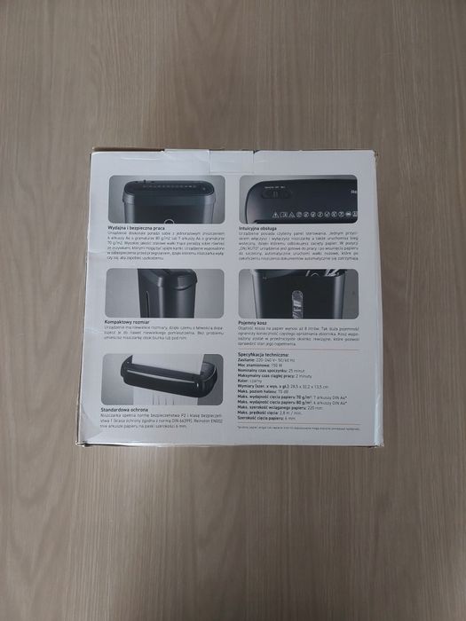 Destruidor de Documentos Reinston 6x A4 – Escritório / Casa