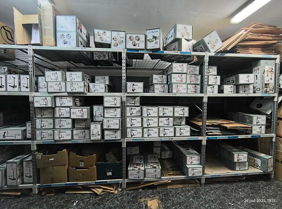 Regał półkowy  magazynowy szer  526 wys 218 gł 122 FV Vat