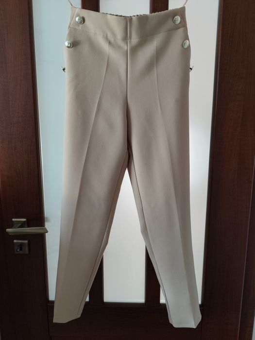 Eleganckie spodnie na kant r.36