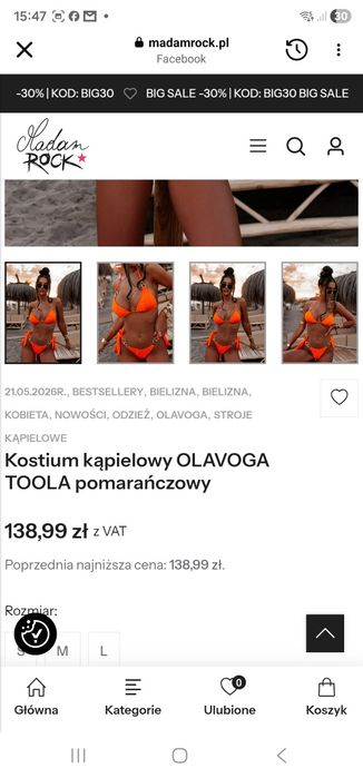 Strój kąpielowy dwuczęściowy