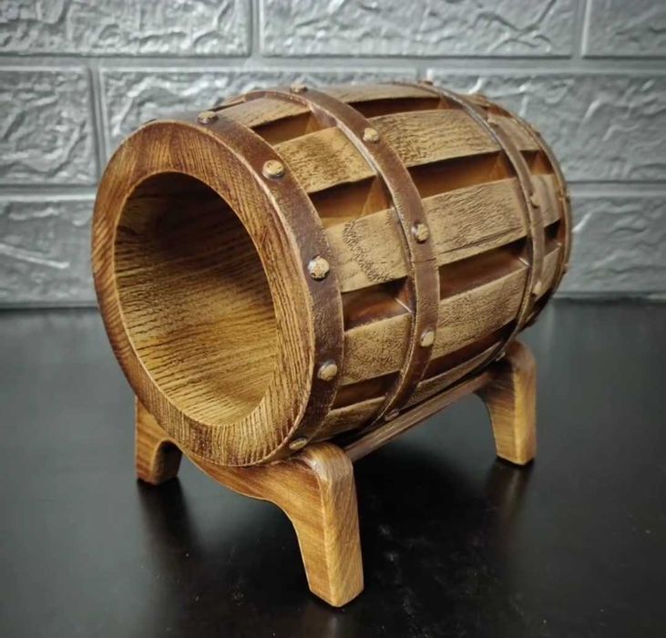 Stojak na wino beczka
