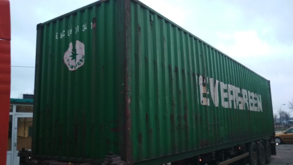 Kontener Morski magazynowy 40'HC(12m) używany (różne kolory)