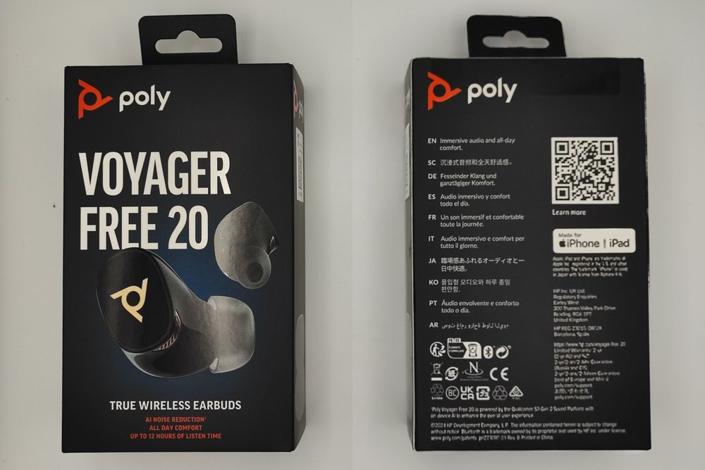 Auriculares Poly Voyager Free 20