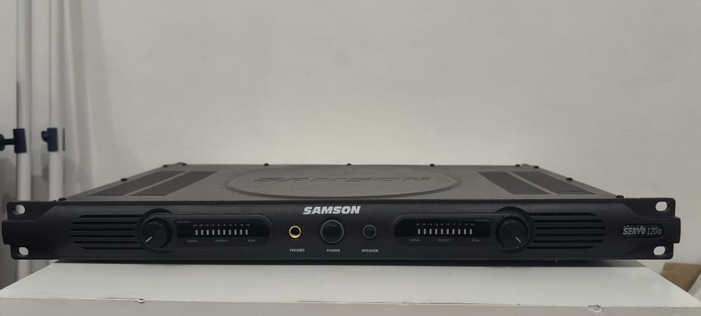 Wzmacniacz końcówka mocy Samson Servo 120a studyjny stereo rack