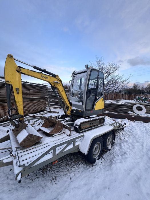 Minikoparka wacker neuson et 18 2018 regulacja gasienic szybkozlacze
