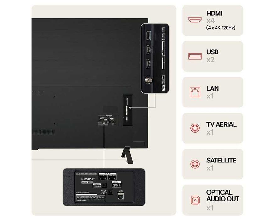 Телевізор LG OLED 48B4, 55B4, 65B4, 77B4 (AI B4 Smart TV)