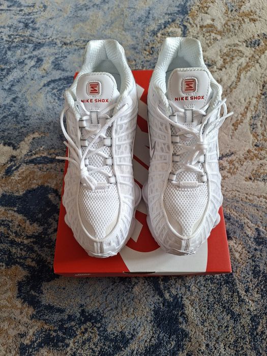 Buty Nike Shox TL White Metallic Silver r.42.5
