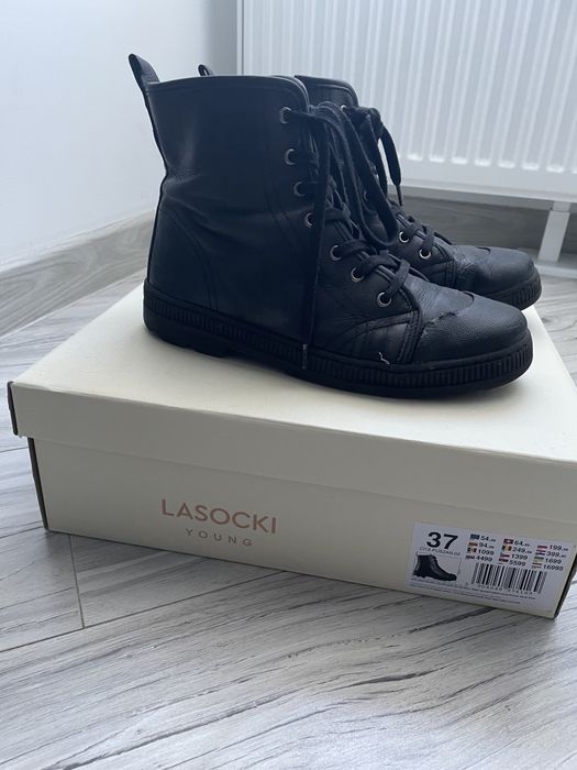 Skórzane botki Lasocki Young r.37