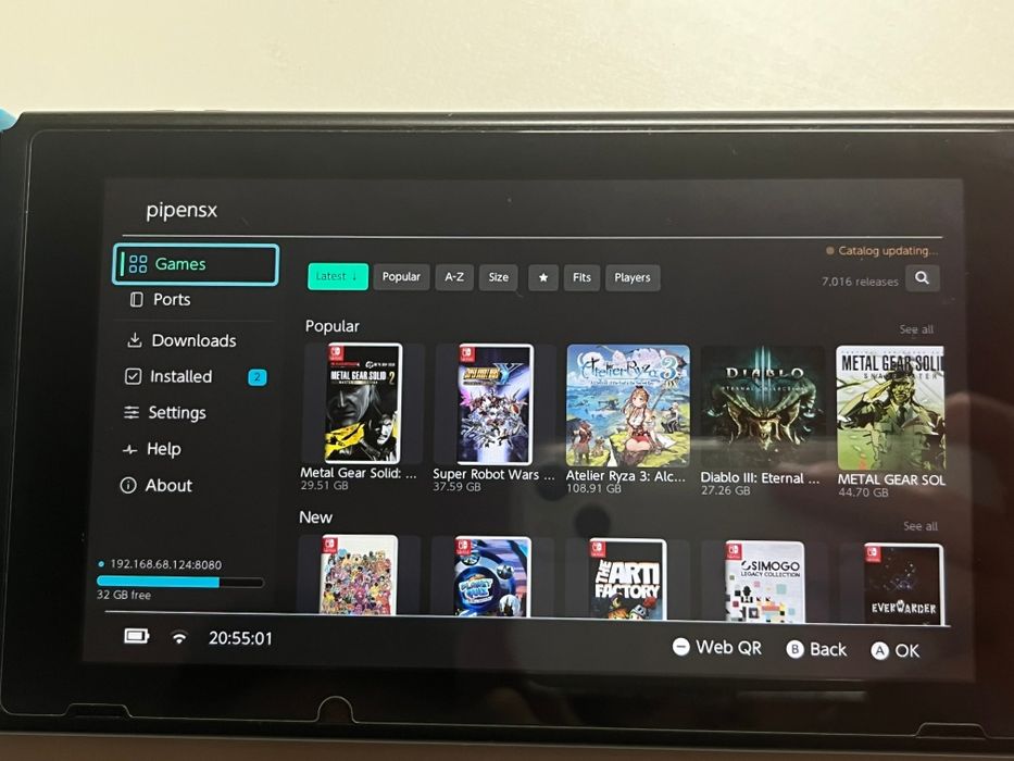 Nintendo Switch V1 (001) – Atmosphere / Hekate + karta 128 GB + akcesoria