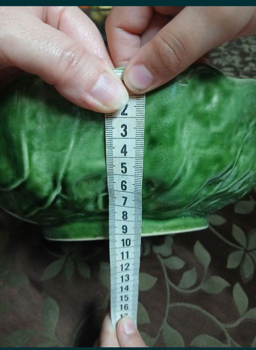 Fruteira em forma de couve