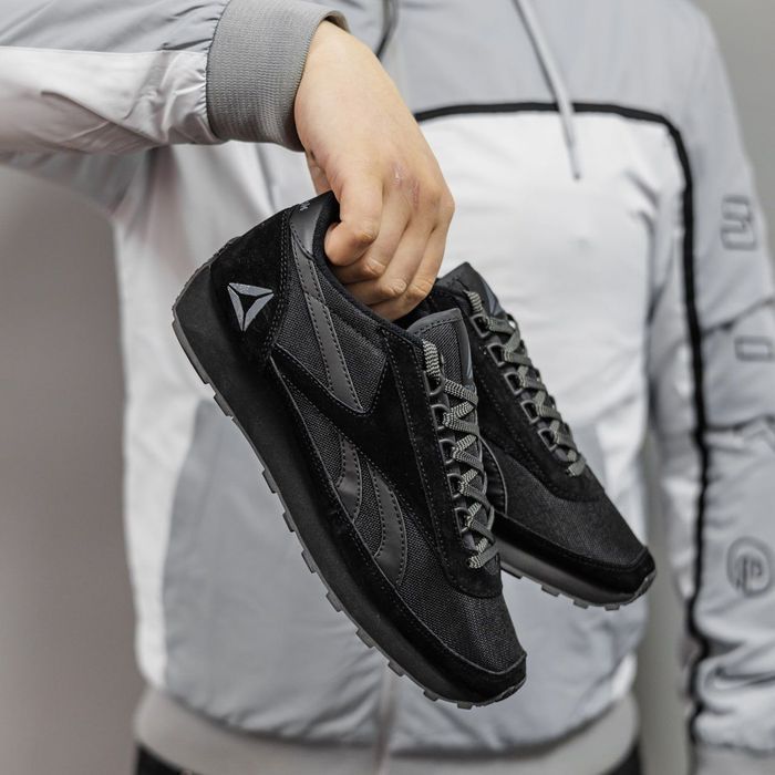 Кроссовки Reebok Classic All Black Мужские оригинал новые