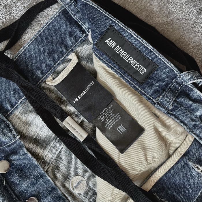! НА РУКАХ ! Ann Demeulemeester “Claire” Blue Jeans  | Rick Owens /if6was9 Type