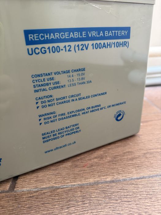 Батарея аккумуляторная Ultracell GEL UCG100-12 12В 100Ач