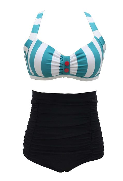 Nowy damski strój kąpielowy / wysoki stan / bikini / majtki !S/M!8133!