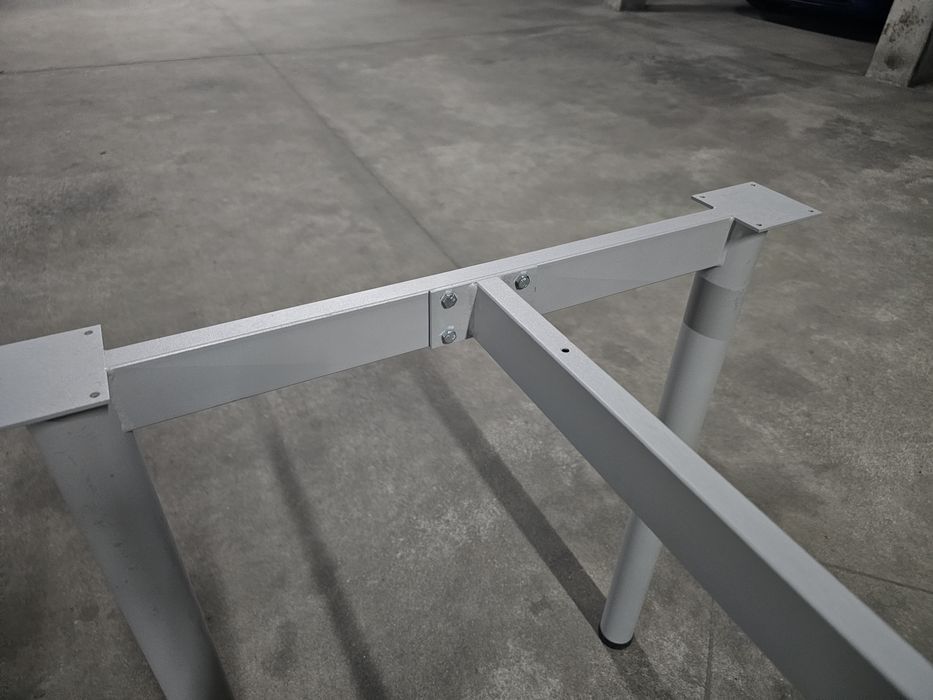 Duże biurko 70x140 blat 3cm metalowa konstrukcja