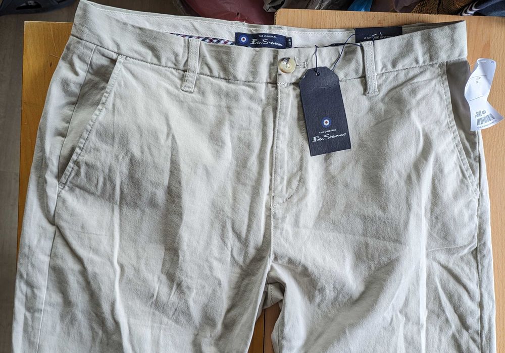 Ben Sherman Slim Fit Chinos чиносы новые с биркой 36R (XL)