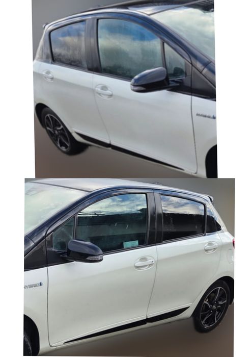 Yaris III biała perła 2NS drzwi przednie tylne prawe lewe STRONA
