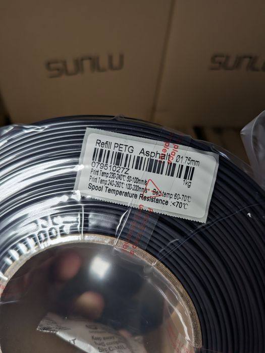Пластик / Філамент для 3D друку від Sunlu / PETG / PLA / найкраща ціна