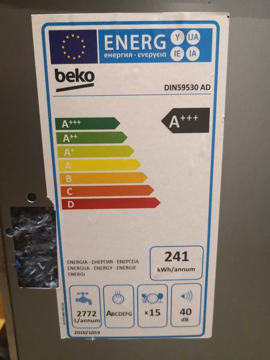 Zmywarka Beko 59530AD na części