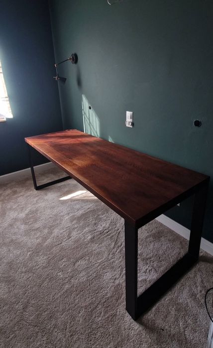 Solidny stół biurko loft 195x86 długi