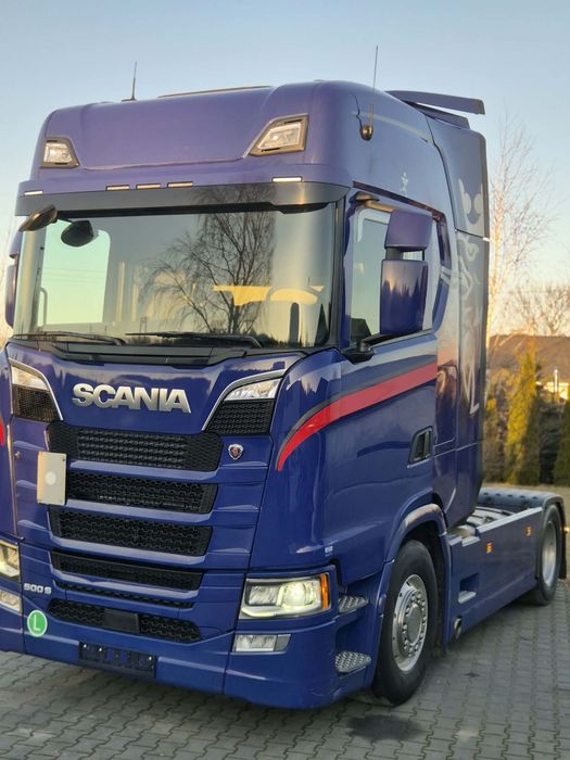 Scania 500S  500S serwis Niemcy nowy model skrzyni pneumatyka 59000 euro