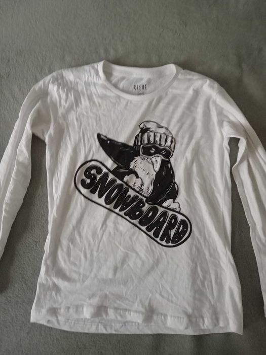 Bluzka od piżamy chłopięca Snowboard 146/152