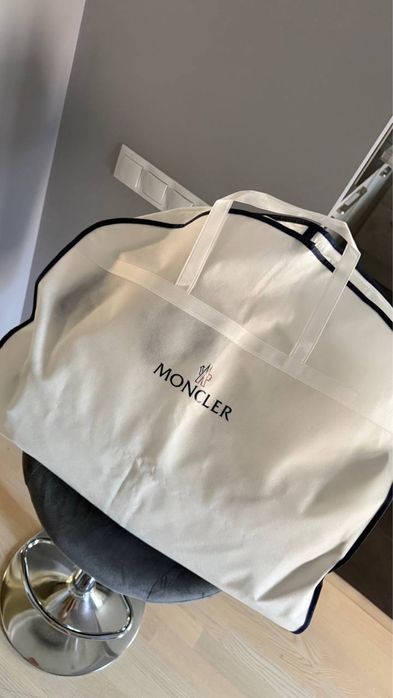 Костюм лижний жіночий Moncler (куртка та штани на пуху) білий