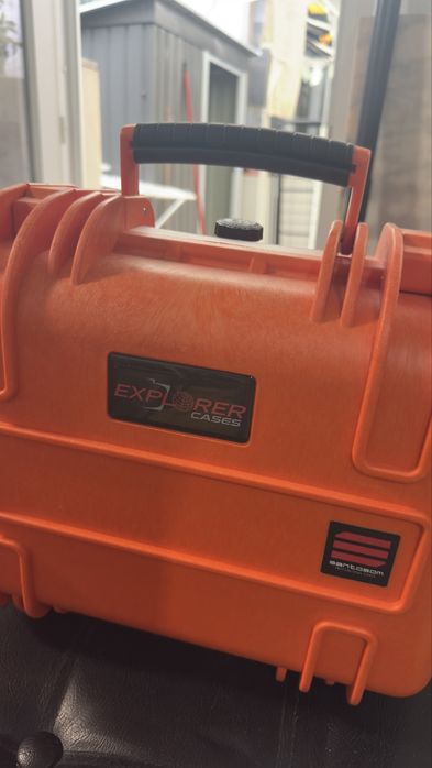 Mala estanque Plastic case, 33x35x17 cm (19,6lt) - Laranja