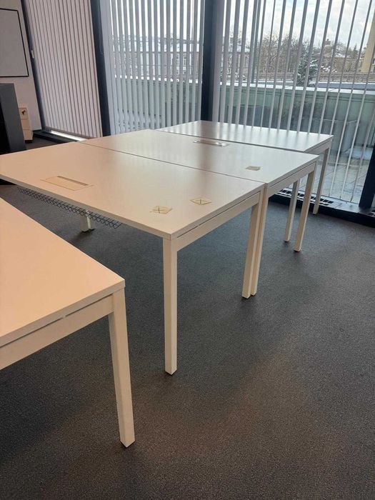 Biurko 160x80 białe stół biurka stoły biuro dom szkoła praca zdalna