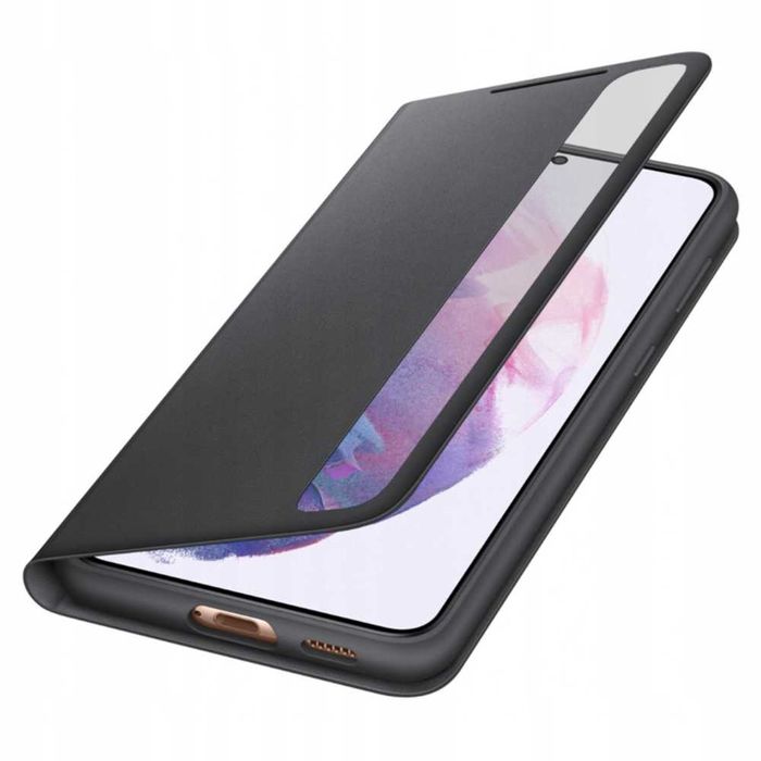 etui Samsung Smart Clear View Cover czarne do Galaxy S21+ / S21 Plus