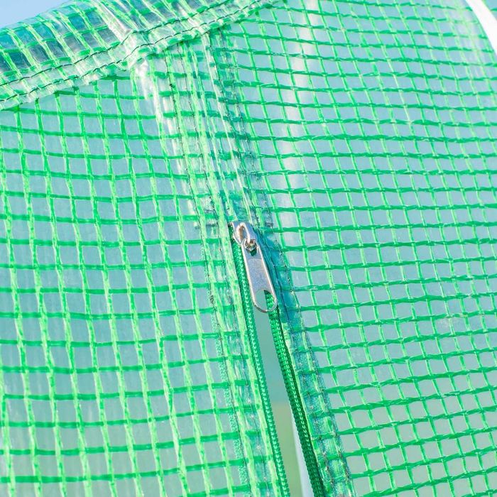 Estufa para Horta e Jardim 6x3x2m em Aço Galvanizado com 8 Janelas