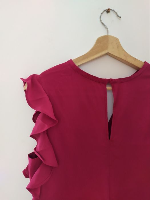 Blusa magenta da Bershka