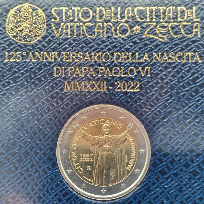 2022 "Papa Paulo IV" - 2€ Vaticano Coincard