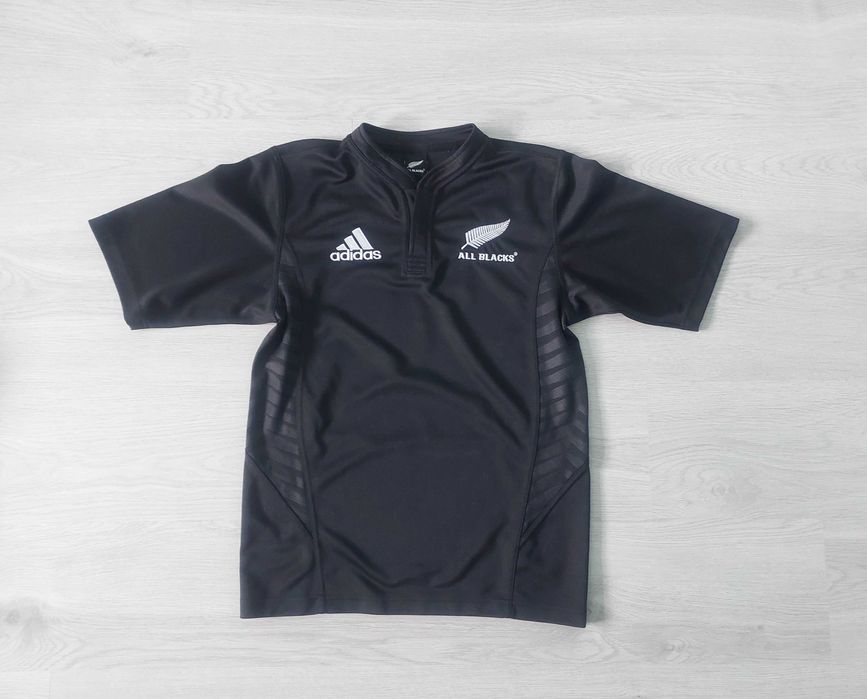 S koszulka t-shirt sportowy męski adidas rugby new zeland all blacks kolekcjonerska