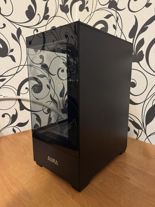 Корпус пк Gamedias Aura (акваріум +3 argb вентилятора(