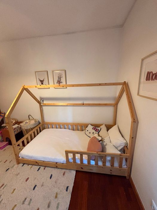 Cama montessori criança + colchão