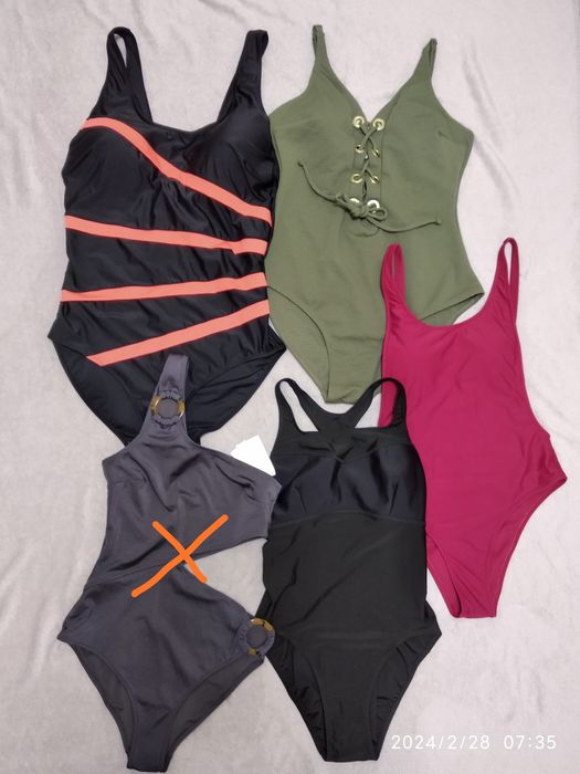 Купальник слитный, сдельный