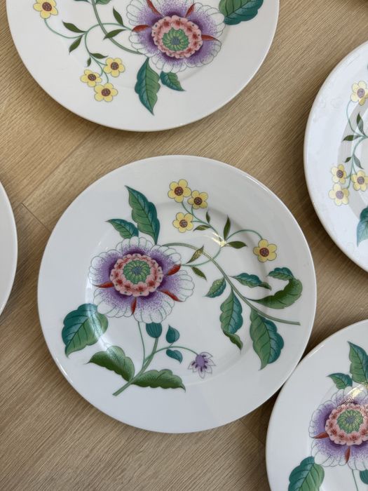 вінтажні десертні тарілки Pierre Frey Umeko Limoges Франція 1990-ті