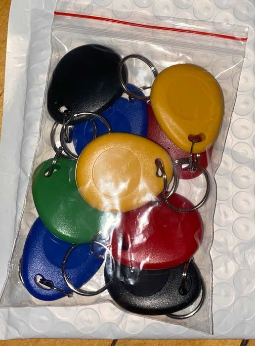 Мітка брелок ключ домофона 13.56MHz Mifare 1K CUID 2Gen. Комплект 4 шт