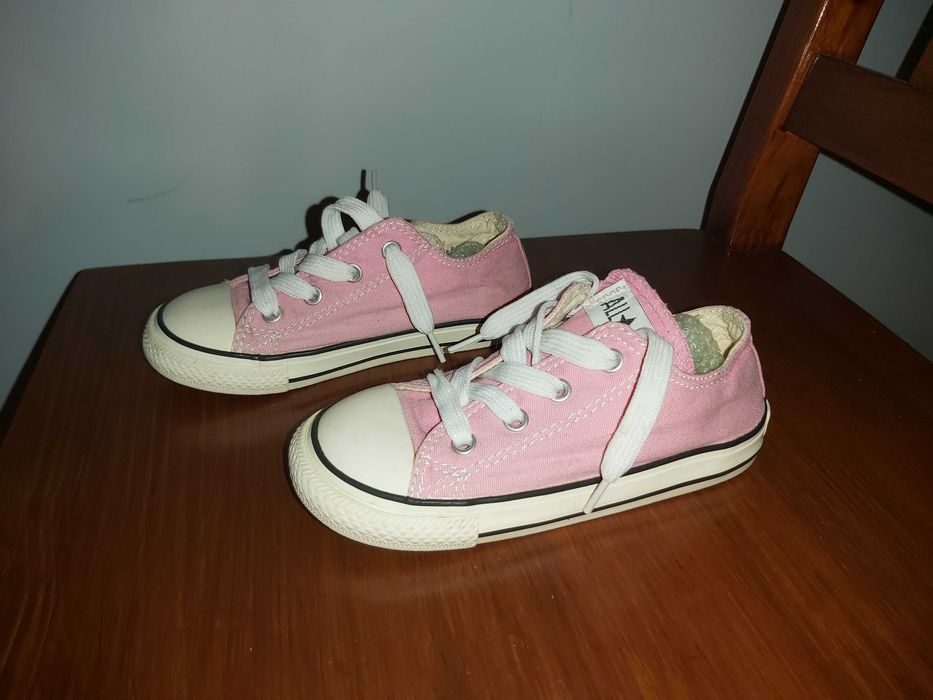 (34) Buciki r. 25 Tenisówki Converse All Srar Trampki różowe