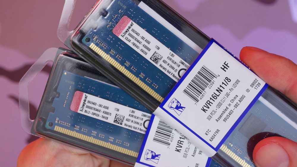 Комплект пам'яті Kingston DDR3L 16Gb (2x8Gb) 1600Мгц 1.35V