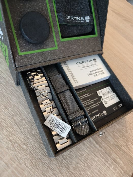 Nowy zegarek męski Certina DS+ Aqua & Sport C041.407.19.051.00