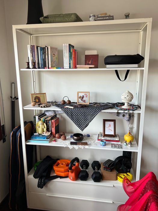 Estante branca super functional!