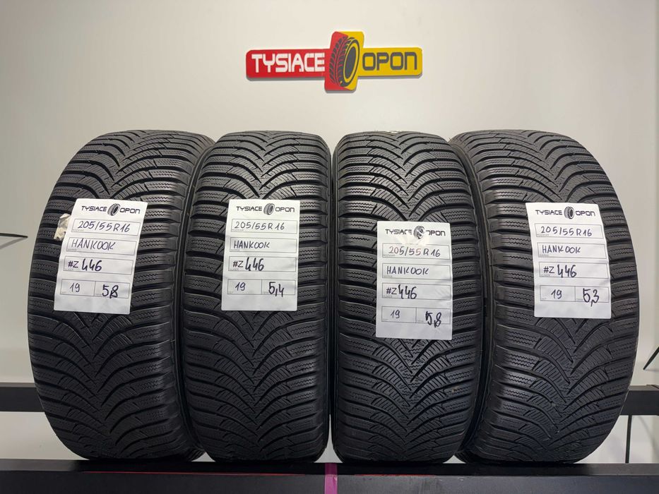 Opony Zimowe 205/55/16 Hankook WinterIceptRS2 Komplet #Z446