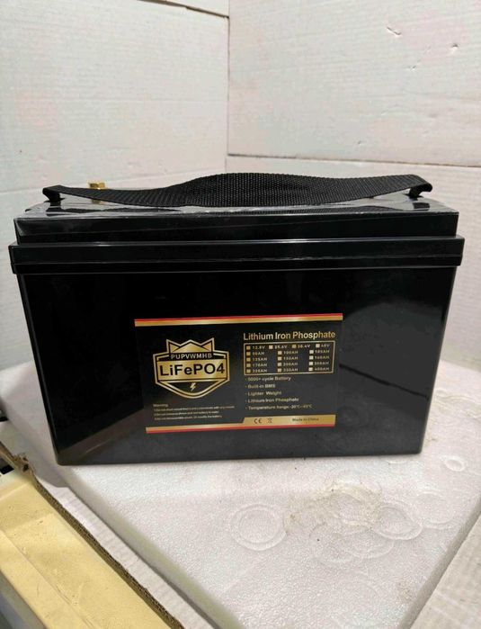 Акумулятор железо фосфват LiFePO4 12.8V 100Ah Новий Bluetooth BMS